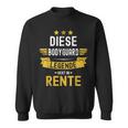 Bodyguard Rentner Spruch Diese Legende Geht In Rente Sweatshirt