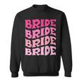 Bride I Do Crew Retro Bachelorette Party Bride Bridesmaids Sweatshirt