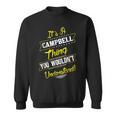 Campbell Thing Family Name Reunion Surname TreeSweatshirt