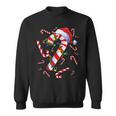 Candy Cane Merry And Bright Red And White Candy Costume Men Women Sweatshirt Graphic Print Unisex