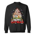 Christmas Cat Meowy Christmas Merry Catmas Christmas Men Women Sweatshirt Graphic Print Unisex
