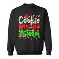Christmas Cookie Baking Team Xmas Lights Santa Gingerbread Men Women Sweatshirt Graphic Print Unisex