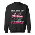 Christmas Flamingo Funny Pink Flamingle Xmas V2 Sweatshirt