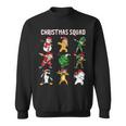 Christmas Squad Dab Santa Friends Matching Family Christmas Men Women Sweatshirt Graphic Print Unisex