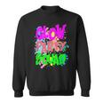 Cool Glow Party Squad Funny Colorful Glow Party Quote Sweatshirt