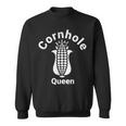 Cornhole Queen Lustiges Damen Sweatshirt, Motiv für Spielbegeisterte