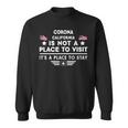 Corona California Ort Zum Besuchen Bleiben Usa City Sweatshirt
