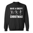 Creepy Christmas Skeleton Funny Costume Snow Xmas Men Women Sweatshirt Graphic Print Unisex
