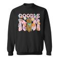 Cute Goldendoodle Doodle Dog Mom Design Women Sweatshirt