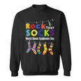 Cute Rock Your Socks 3 21 Trisomy 21 World Down Syndrome Day Sweatshirt