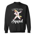 Dabbing Unicorn Lunch Lady Squad Funny Lunch Ladies Gift Sweatshirt