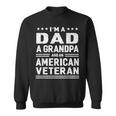 Dad Grandpa American Veteran Vintage Top Mens Gift Sweatshirt
