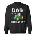 Dad Of The Birthday Boy Vintage Farm Tractor Party Family Sweatshirt