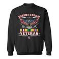 Desert Storm Veteran Pride Persian Gulf War Service Ribbon Sweatshirt