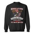 Desert Storm VeteranVeteran Proud For Fathers Day Sweatshirt