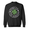 Dibs On The Redhead Funny Clovers Stamp St Patricks Day Sweatshirt