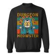 Dungeon Meowster Nerdy Halloween Cat Dad Sweatshirt