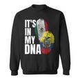Ecuadorian And Mexican Dna Mix Flag Heritage Gift Sweatshirt