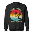 Family Vacation Vintage Retro Puerto Rico San Juan Beach Sweatshirt