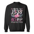 Floral 85Th Birthday Gift Ideas For Women Best Of 1938 Sweatshirt