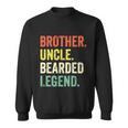 Funny Bearded Brother Uncle Beard Legend Vintage Retro Sweatshirt