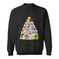 Funny Christmas Golden Retriever Pajama Shirt Tree Dog Xmas Sweatshirt