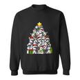 Funny Christmas Siberian Husky Pajama Shirt Tree Dog Xmas Sweatshirt