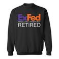 Funny Co-Worker Gift Federal Ex Fed Happy Retirement Party Sweatshirt