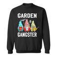Funny Gnome Lover Garden Gangster Gnomes Gardener Sweatshirt