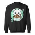 Funny Ramen Cat Kawaii Anime Ramen Cat Lovers Kawaii Neko V16 Men Women Sweatshirt Graphic Print Unisex