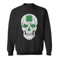 Green Shamrock Skull Irish Ireland St Patricks Day Gift Sweatshirt