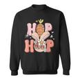 Groovy Easter Hippie Bunny Hip Hop Gift Girl Kids Toddler Sweatshirt