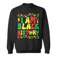 Groovy Retro Black History Month I Am Black History Pride Sweatshirt