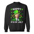 Happy 4Th Of July Confused Funny Joe Biden St Patricks Day Sweatshirt
