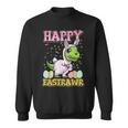 Happy EastrawrRex Dinosaur Easter Bunny Egg V3 Sweatshirt