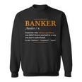 Herren Banker Definition – Lustige Banker Coole Idee Sweatshirt
