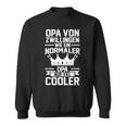 Herren Opa Zwillinge Großvater Sweatshirt