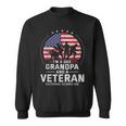 I Am A Dad Grandpa And A Veteran Nothing Scares Me Usa Gift V3 Sweatshirt