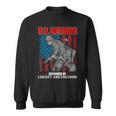 I Am A Dad Grandpa And A Veteran Nothing Scares Me Usa V4 Sweatshirt