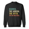 I Am Grandma The Woman Myth Legend Bad Influence Grandparent Sweatshirt