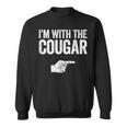 Im With The Cougar Matching Cougar Sweatshirt