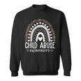 In April We Wear Blue Cool Child Abuse Prevention Awareness Sweatshirt