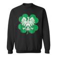 Irish Polish Family Heritage Shamrock St Patricks Day Polska Sweatshirt