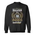 Its A Houston Thing You Wouldnt Understand Personalized Last Name Houston Family Crest Coat Of Arm Sweatshirt