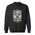 Jamey Name - In Case Of Emergency My Blood Sweatshirt