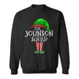 Johnson Squad Elf Group Matching Family Name Christmas Gift Sweatshirt