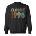 Klassisch 1998 Vintage 25 Geburtstag Geschenk Classic Sweatshirt