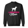 Labrador Mom Sweatshirt mit Hunde-Silhouette, Ideal für Hundefreundinnen