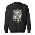 Layla Name- In Case Of Emergency My Blood Sweatshirt