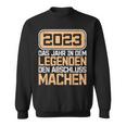 Legenden Machen Abschluss 2023 Master Abschluss Sweatshirt